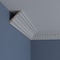 Ekena Millwork 3 1/4"H x 3 1/8"P x 4 5/8"F x 94 1/2"L, (1 7/8" Repeat) Pearl Crown Moulding MLD03X03X05PE - alternate 9